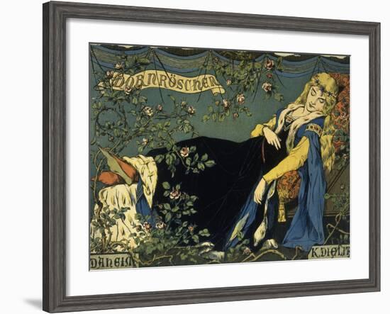 Sleeping Beauty-Konrad Dielitz-Framed Giclee Print