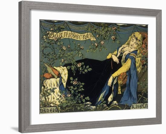 Sleeping Beauty-Konrad Dielitz-Framed Giclee Print