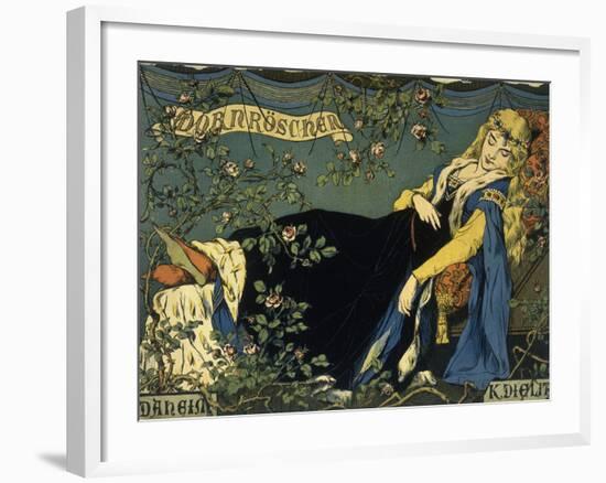 Sleeping Beauty-Konrad Dielitz-Framed Giclee Print