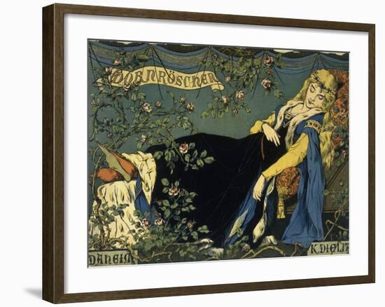 Sleeping Beauty-Konrad Dielitz-Framed Giclee Print