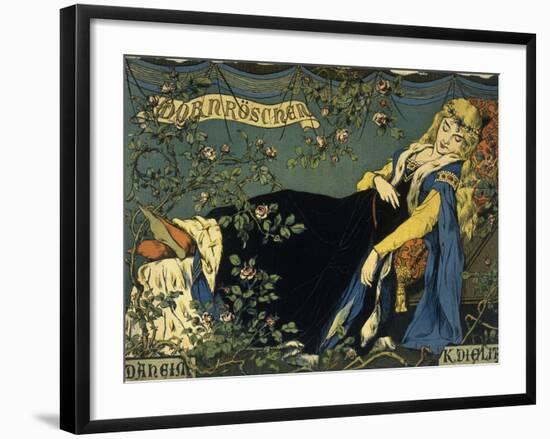 Sleeping Beauty-Konrad Dielitz-Framed Giclee Print