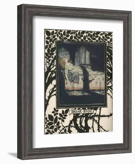 Sleeping Beauty-Arthur Rackham-Framed Photographic Print