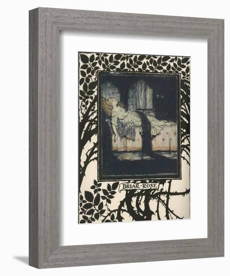 Sleeping Beauty-Arthur Rackham-Framed Photographic Print