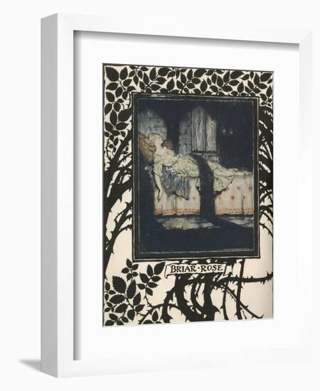 Sleeping Beauty-Arthur Rackham-Framed Photographic Print