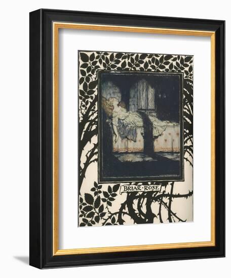 Sleeping Beauty-Arthur Rackham-Framed Photographic Print