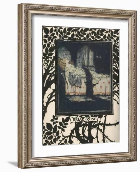 Sleeping Beauty-Arthur Rackham-Framed Photographic Print