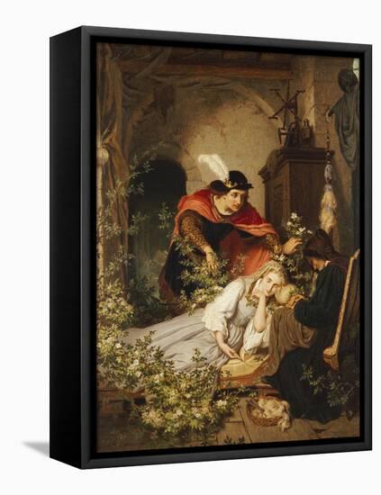 Sleeping Beauty-Roland Risse-Framed Premier Image Canvas