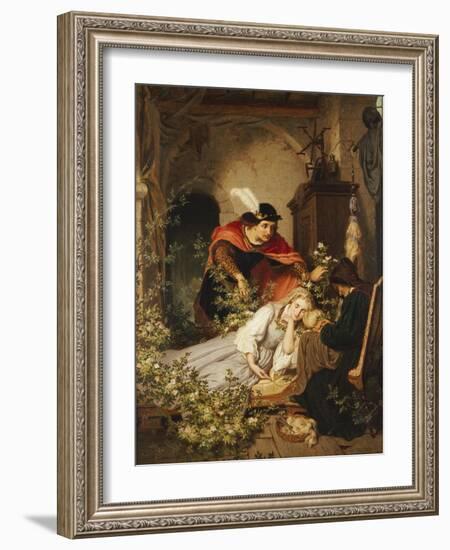 Sleeping Beauty-Roland Risse-Framed Giclee Print