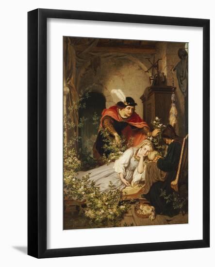 Sleeping Beauty-Roland Risse-Framed Giclee Print