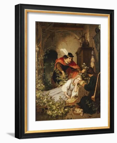 Sleeping Beauty-Roland Risse-Framed Giclee Print