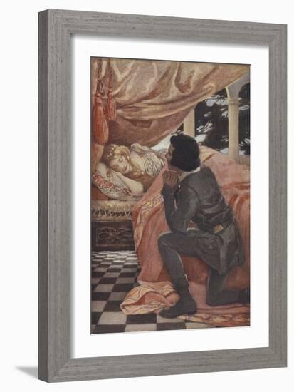 Sleeping Beauty-Jessie Willcox-Smith-Framed Giclee Print