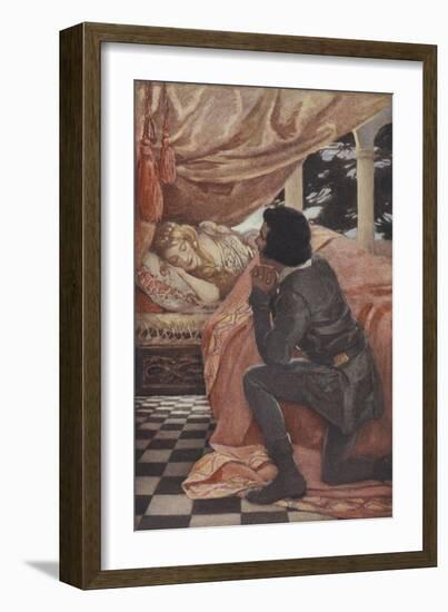 Sleeping Beauty-Jessie Willcox-Smith-Framed Giclee Print