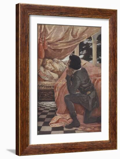 Sleeping Beauty-Jessie Willcox-Smith-Framed Giclee Print