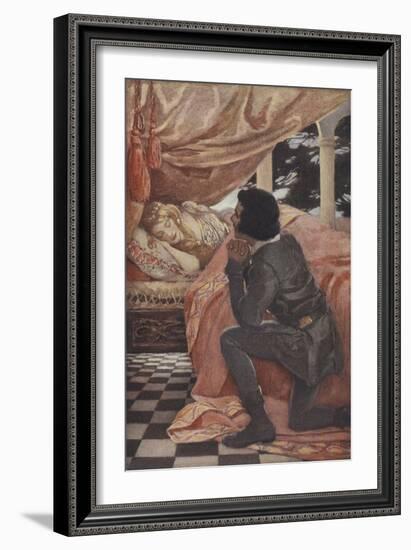 Sleeping Beauty-Jessie Willcox-Smith-Framed Giclee Print