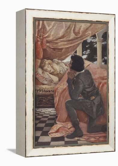 Sleeping Beauty-Jessie Willcox-Smith-Framed Premier Image Canvas