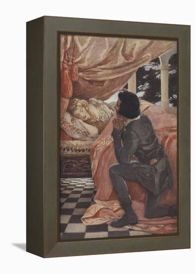 Sleeping Beauty-Jessie Willcox-Smith-Framed Premier Image Canvas