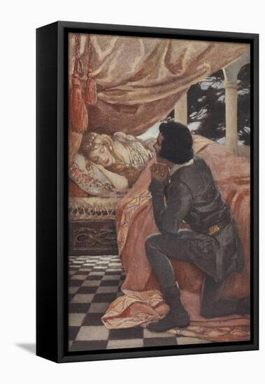 Sleeping Beauty-Jessie Willcox-Smith-Framed Premier Image Canvas