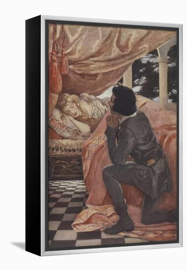 Sleeping Beauty-Jessie Willcox-Smith-Framed Premier Image Canvas