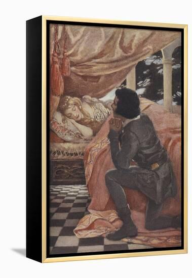 Sleeping Beauty-Jessie Willcox-Smith-Framed Premier Image Canvas