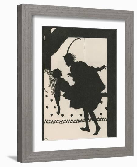 Sleeping Beauty-Arthur Rackham-Framed Art Print