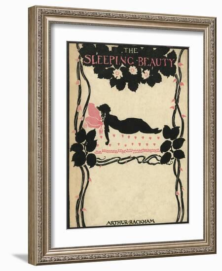 Sleeping Beauty-Arthur Rackham-Framed Art Print