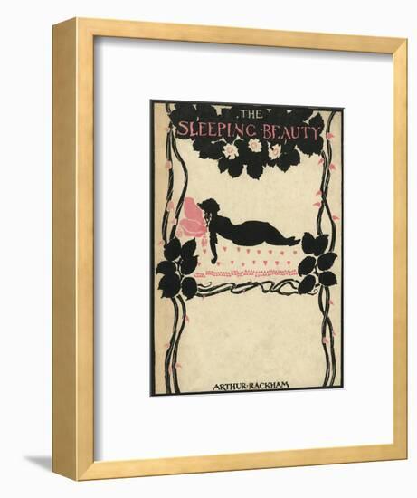 Sleeping Beauty-Arthur Rackham-Framed Art Print