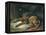 Sleeping Bloodhound-Edwin Henry Landseer-Framed Premier Image Canvas