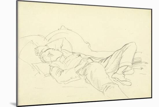 Sleeping Boy-Philip Wilson Steer-Mounted Giclee Print