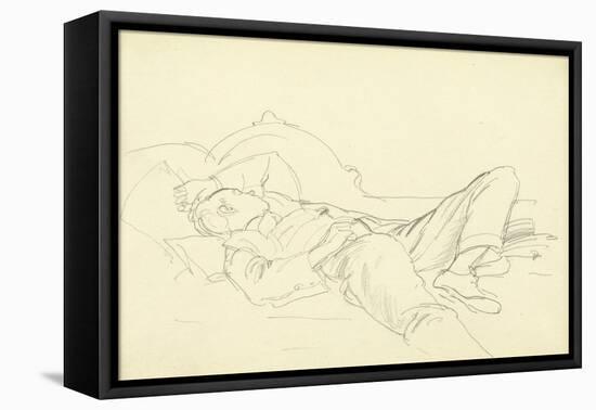 Sleeping Boy-Philip Wilson Steer-Framed Premier Image Canvas