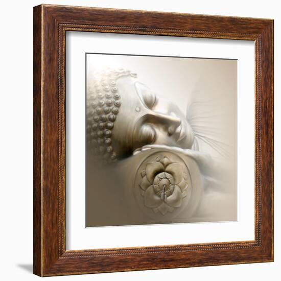 Sleeping Buddha-Christine Ganz-Framed Art Print