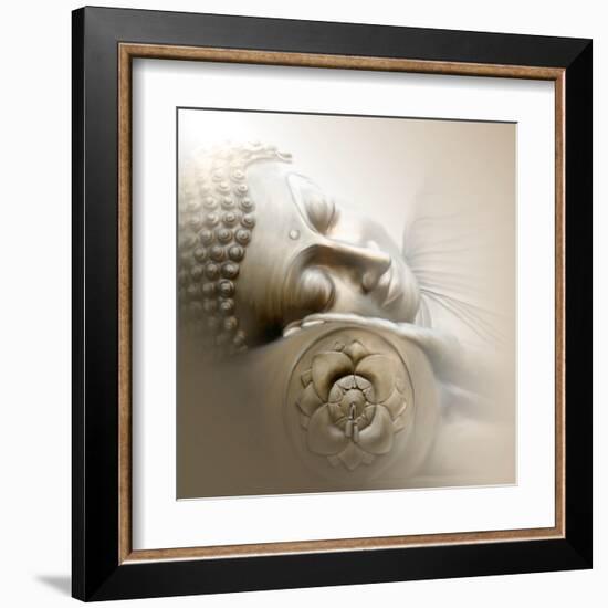 Sleeping Buddha-Christine Ganz-Framed Art Print