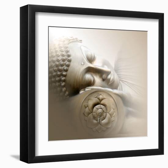 Sleeping Buddha-Christine Ganz-Framed Art Print