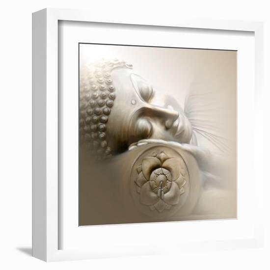 Sleeping Buddha-Christine Ganz-Framed Art Print