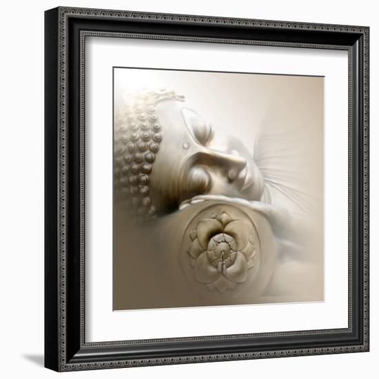 Sleeping Buddha-Christine Ganz-Framed Art Print