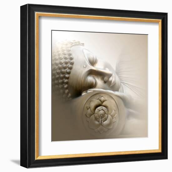 Sleeping Buddha-Christine Ganz-Framed Art Print