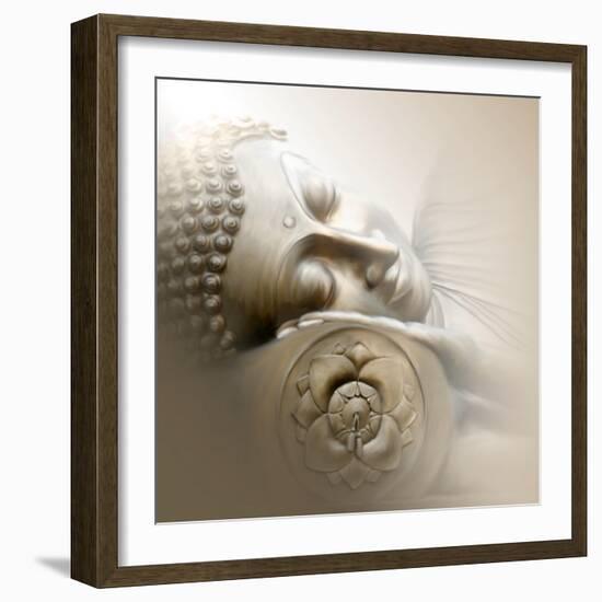 Sleeping Buddha-Christine Ganz-Framed Art Print