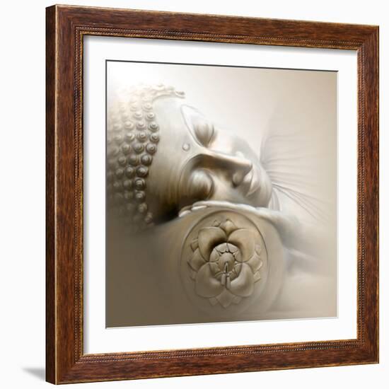 Sleeping Buddha-Christine Ganz-Framed Art Print