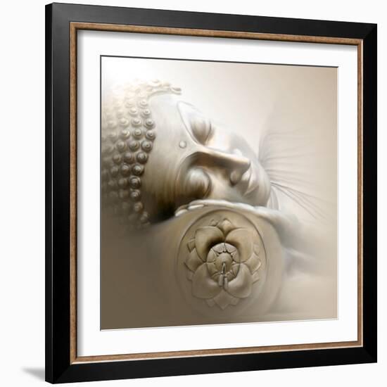 Sleeping Buddha-Christine Ganz-Framed Art Print