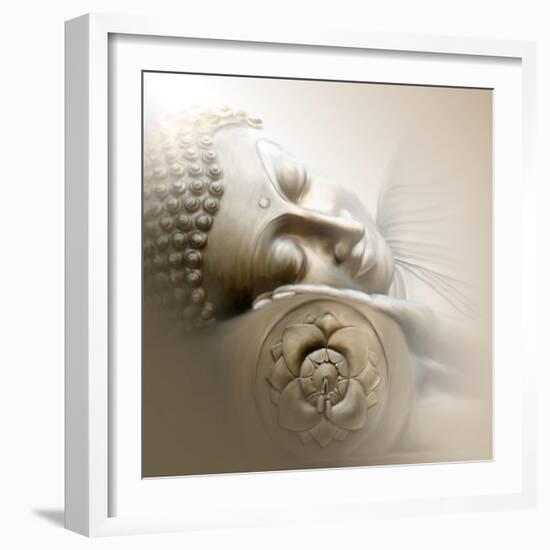 Sleeping Buddha-Christine Ganz-Framed Art Print