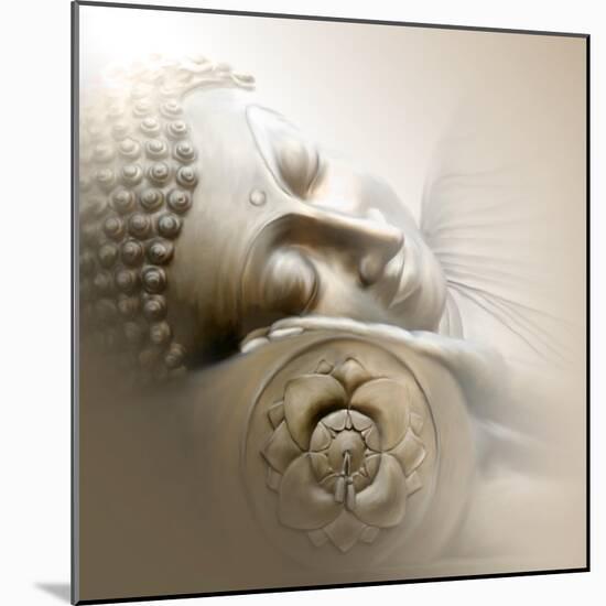 Sleeping Buddha-Christine Ganz-Mounted Art Print