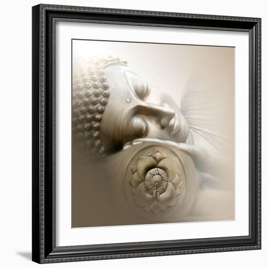 Sleeping Buddha-Christine Ganz-Framed Art Print