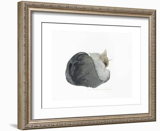 Sleeping cat, 1985-Claudia Hutchins-Puechavy-Framed Giclee Print