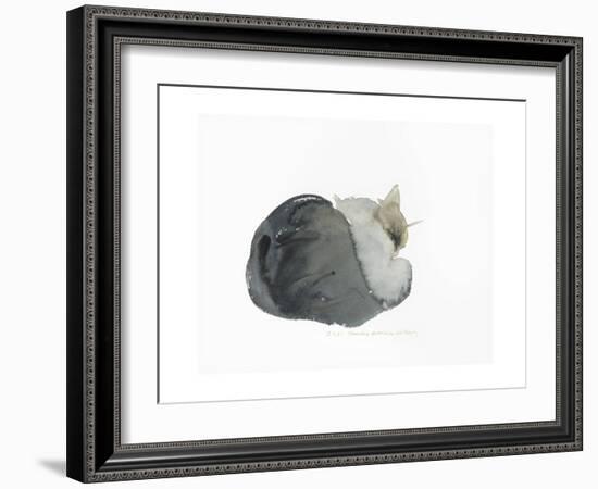 Sleeping cat, 1985-Claudia Hutchins-Puechavy-Framed Giclee Print