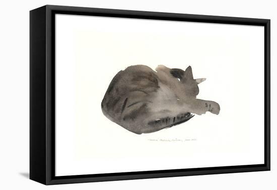 Sleeping cat, 1985-Claudia Hutchins-Puechavy-Framed Premier Image Canvas