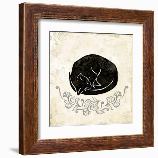 Sleeping Cat-Alan Hopfensperger-Framed Art Print