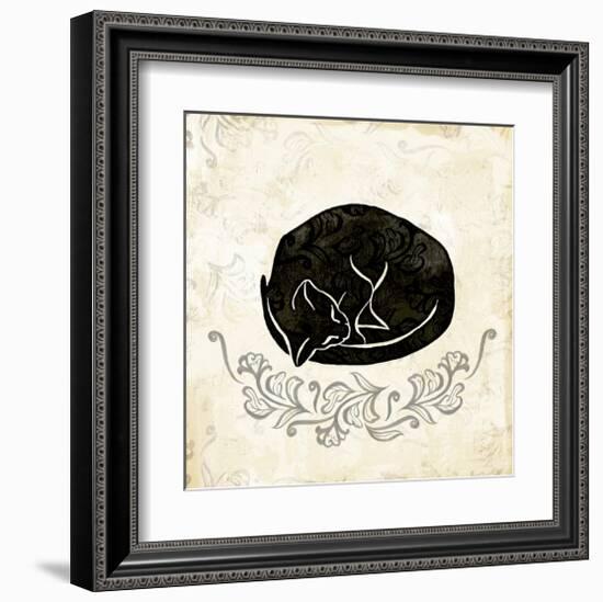 Sleeping Cat-Alan Hopfensperger-Framed Art Print