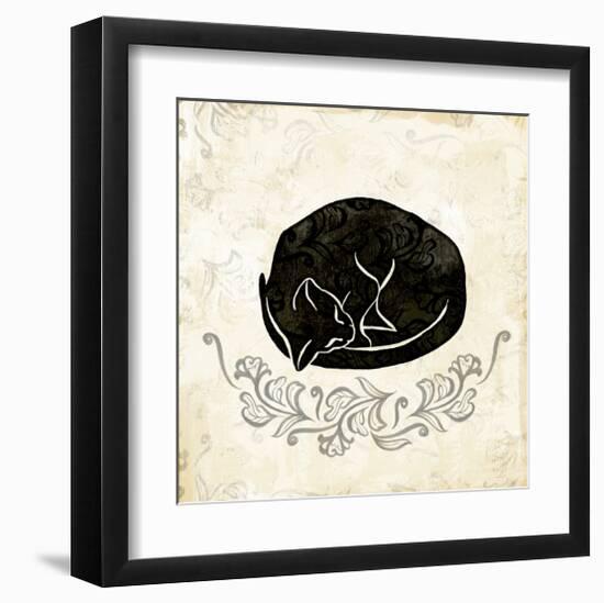 Sleeping Cat-Alan Hopfensperger-Framed Art Print