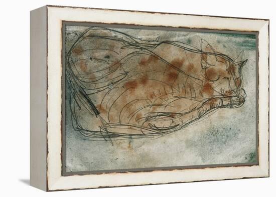 Sleeping Cat-Paul Klee-Framed Premier Image Canvas