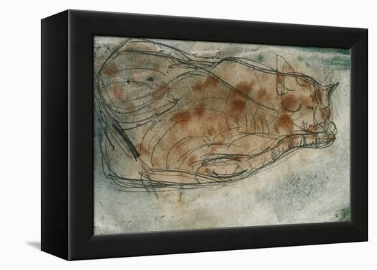 Sleeping Cat-Paul Klee-Framed Premier Image Canvas