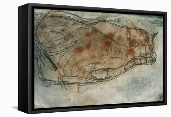 Sleeping Cat-Paul Klee-Framed Premier Image Canvas